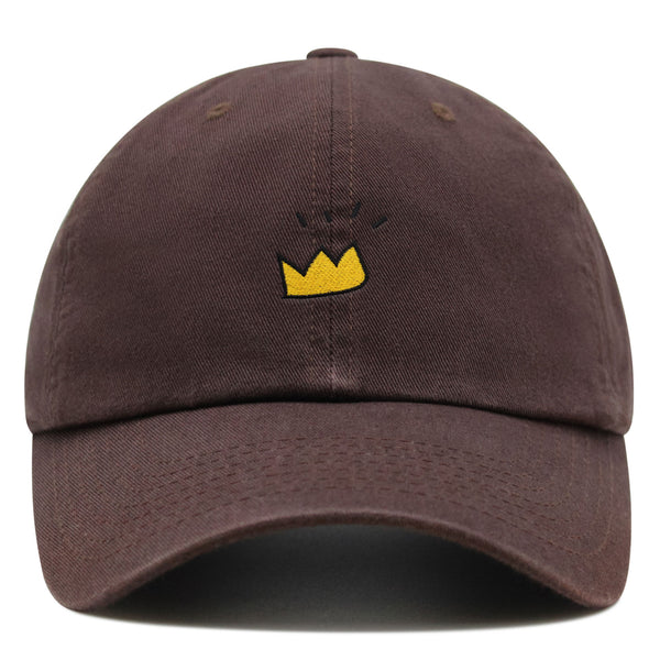 Crown Premium Dad Hat Embroidered Baseball Cap Cute