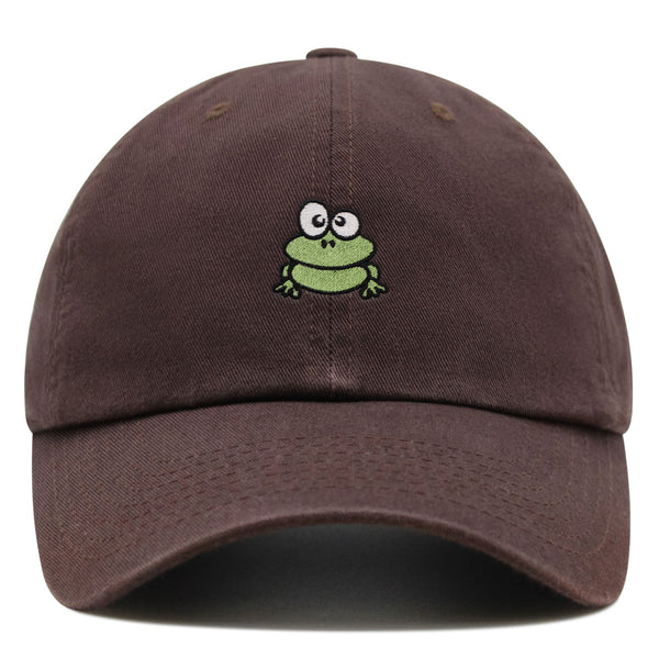 Frog  Premium Dad Hat Embroidered Baseball Cap Green