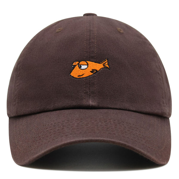 Funny Fish Premium Dad Hat Embroidered Baseball Cap Jokes Memes