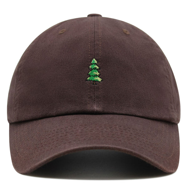 Pine Tree Premium Dad Hat Embroidered Baseball Cap Mountain