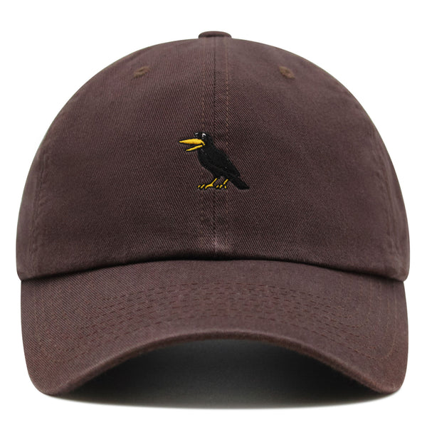 Crow Premium Dad Hat Embroidered Baseball Cap Bird