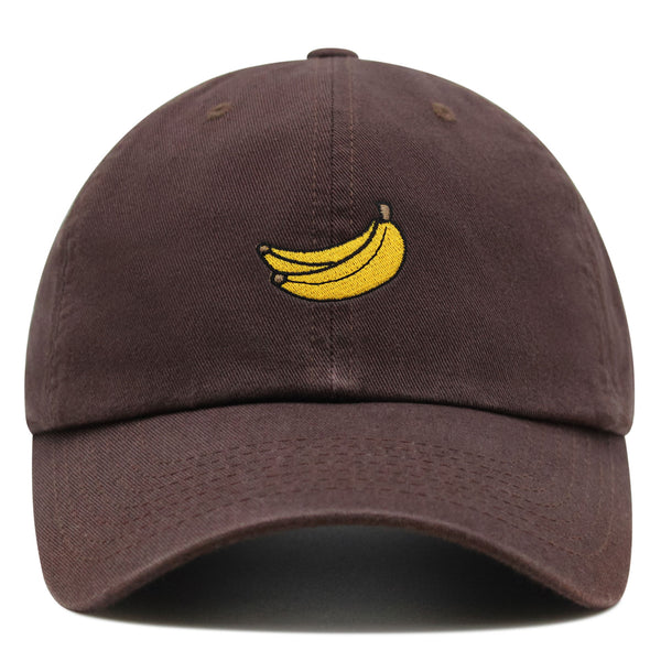 Banana Fruit Premium Dad Hat Embroidered Baseball Cap Monkey