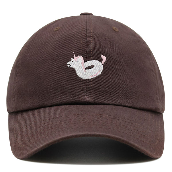 Unicorn Floaty Premium Dad Hat Embroidered Baseball Cap Swim