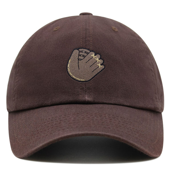 Baseball Glove Premium Dad Hat Embroidered Baseball Cap Sport