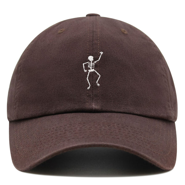 Skeleton Premium Dad Hat Embroidered Baseball Cap Skull