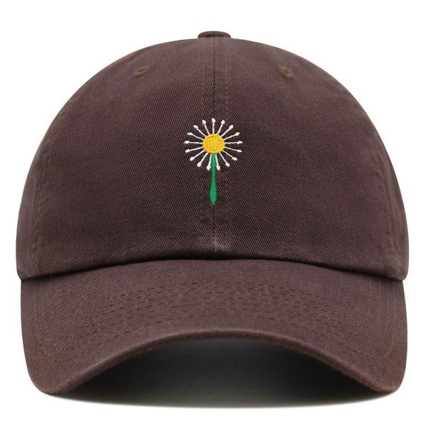 Dandelion Premium Dad Hat Embroidered Baseball Cap Flower