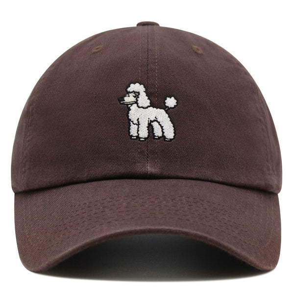 Fancy Poodle  Premium Dad Hat Embroidered Baseball Cap Puppies