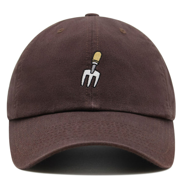 Plant Fork Premium Dad Hat Embroidered Baseball Cap Tool