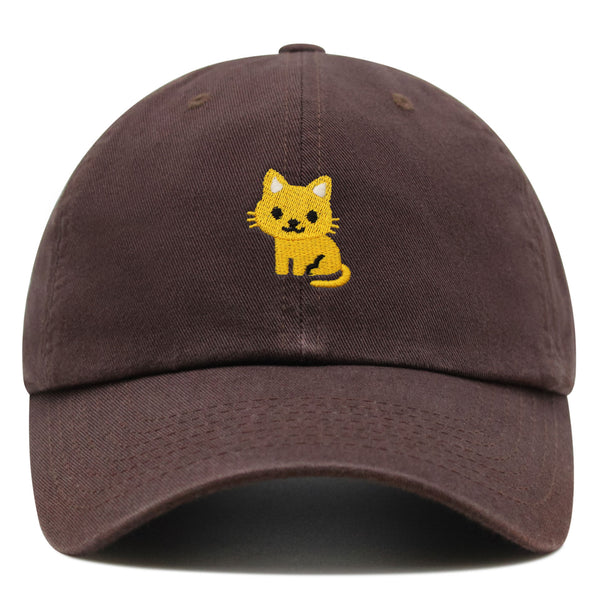 Cat Premium Dad Hat Embroidered Baseball Cap Cute