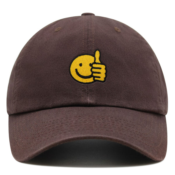 Like Thumbs Up Emoji Premium Dad Hat Embroidered Baseball Cap Funny