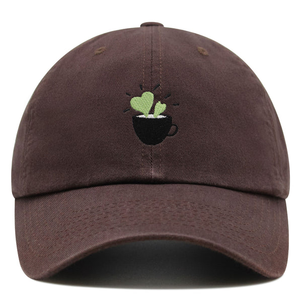 Plant in Mug Premium Dad Hat Embroidered Baseball Cap Plant