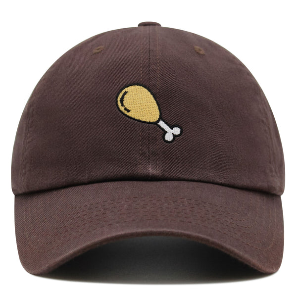 Chicken Drumstick Premium Dad Hat Embroidered Baseball Cap Foodie