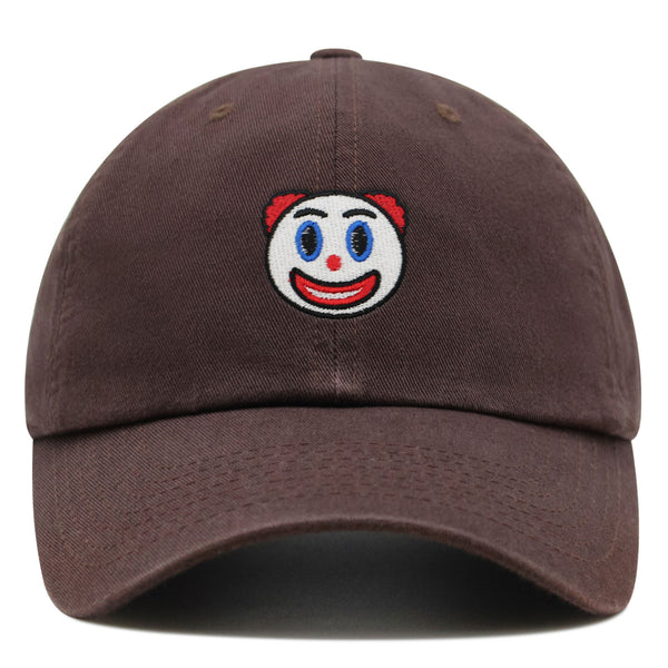 Clown Emoji Premium Dad Hat Embroidered Baseball Cap Circus