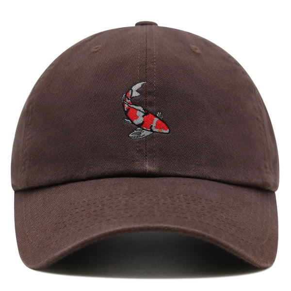 Koi Fish Premium Dad Hat Embroidered Baseball Cap Japan