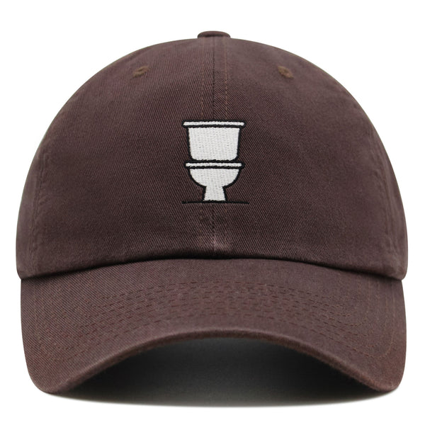 Toilet Premium Dad Hat Embroidered Baseball Cap Toilet Bowl