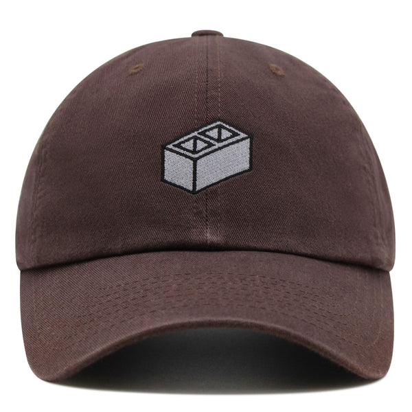 Cinder Block Premium Dad Hat Embroidered Baseball Cap Construction