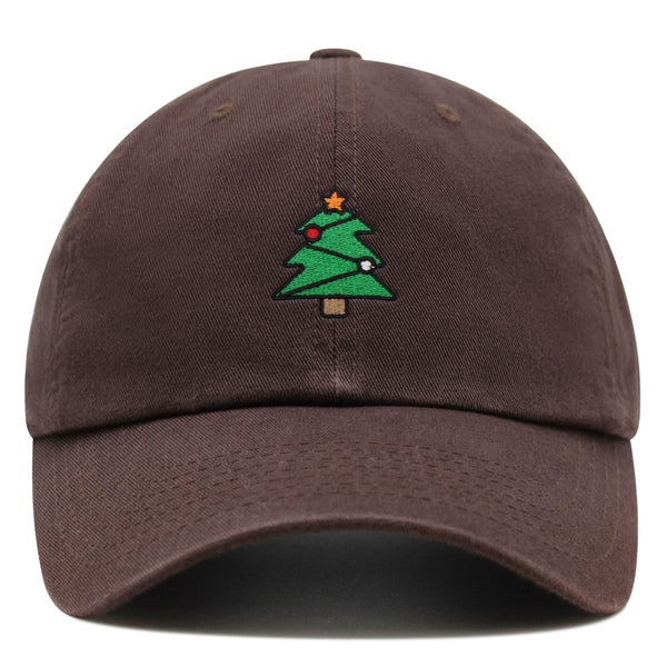 Christmas Tree Star Premium Dad Hat Embroidered Baseball Cap Holiday