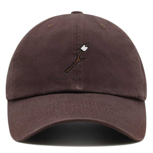 Roasted Marshmallow Premium Dad Hat Embroidered Baseball Cap Camping