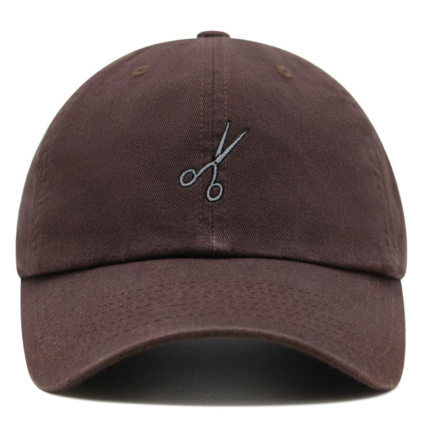 Scissors Premium Dad Hat Embroidered Baseball Cap Barbor