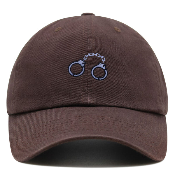 Handcuffs Premium Dad Hat Embroidered Baseball Cap Police Prisoner