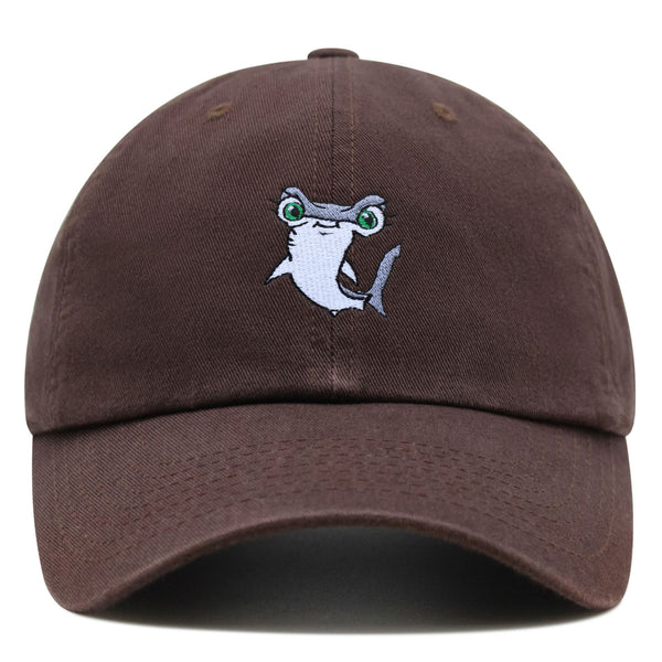 Hammerhead Shark Premium Dad Hat Embroidered Baseball Cap Cute Fish