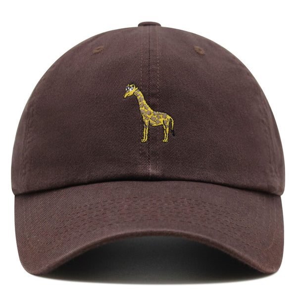 Giraffe Premium Dad Hat Embroidered Baseball Cap Africa Zoo