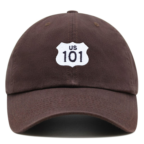 US 101 Freeway Premium Dad Hat Embroidered Cotton Baseball Cap California