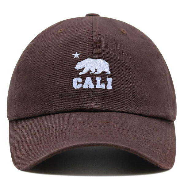 California Bear Premium Dad Hat Embroidered Cotton Baseball Cap West Coast