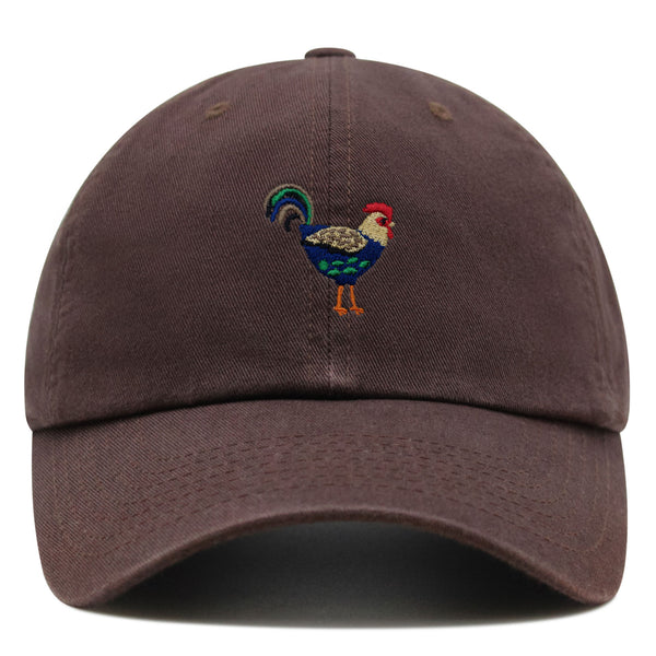 Colorful Chicken Premium Dad Hat Embroidered Cotton Baseball Cap Pollo