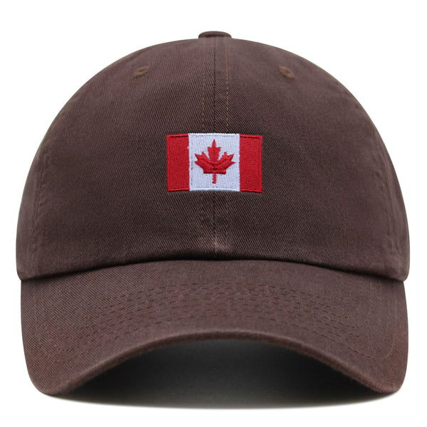 Canada Flag Premium Dad Hat Embroidered Cotton Baseball Cap Country Flag Series