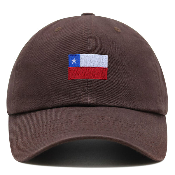 Chile Flag Premium Dad Hat Embroidered Cotton Baseball Cap Country Flag Series