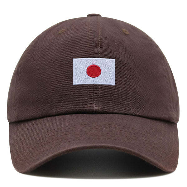 Japan Flag Premium Dad Hat Embroidered Cotton Baseball Cap Country Flag Series