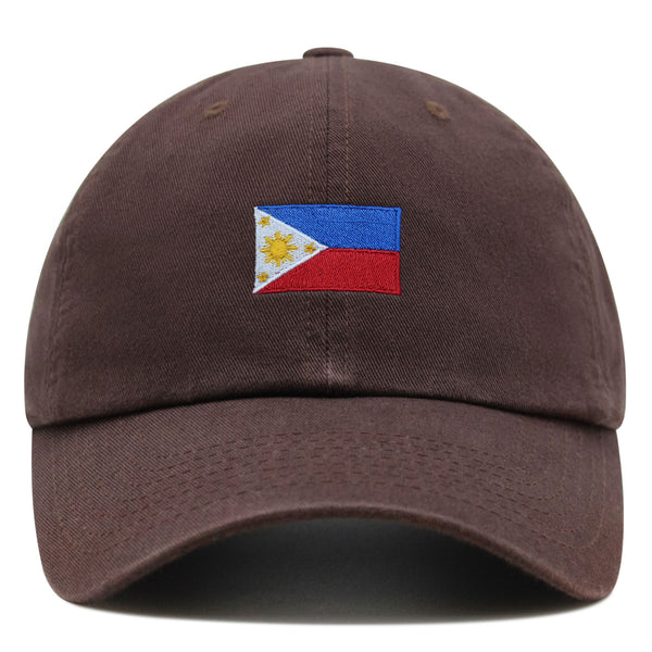 Philippines Flag Premium Dad Hat Embroidered Cotton Baseball Cap Country Flag Series