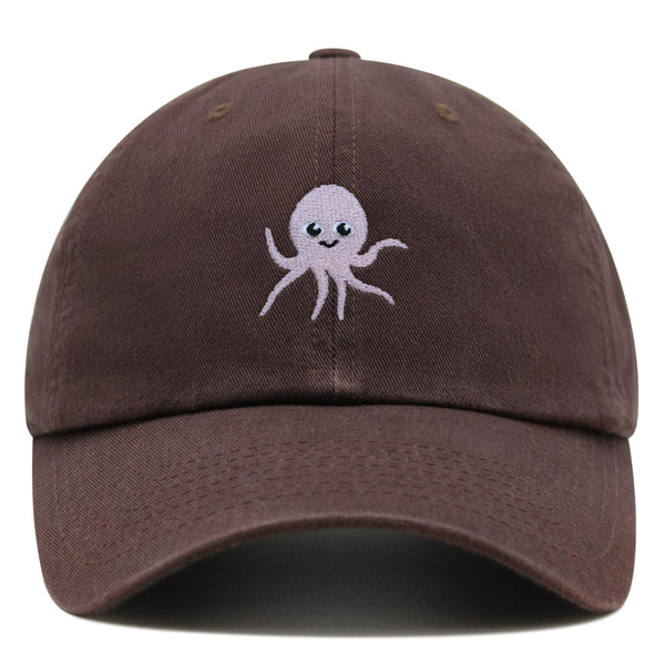 Cute Octopus Premium Dad Hat Embroidered Cotton Baseball Cap