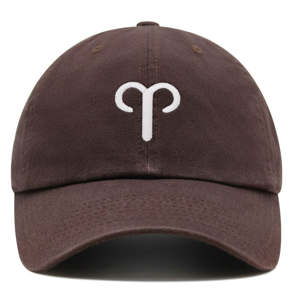 Aries  Premium Dad Hat Embroidered Cotton Baseball Cap Zodiac Symbol