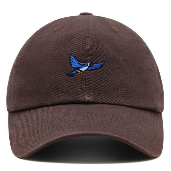 Flying Blue Jay Premium Dad Hat Embroidered Cotton Baseball Cap Canada