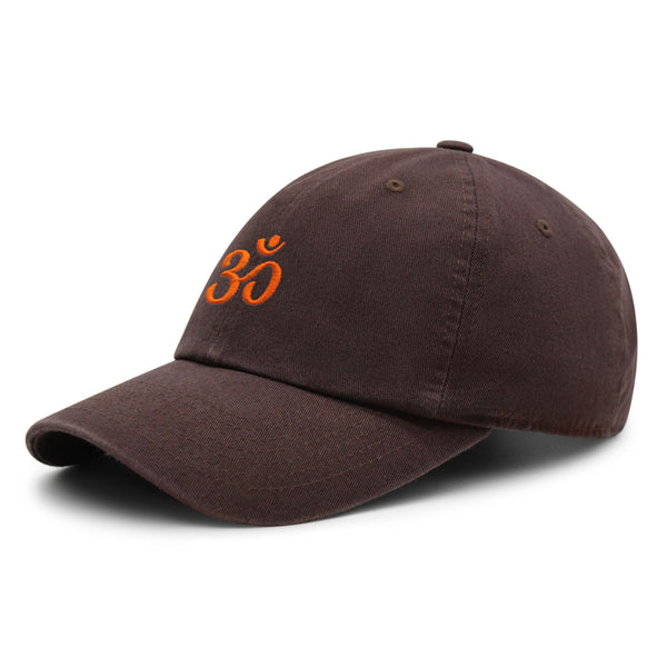 Om Symbol Premium Dad Hat Embroidered Baseball Cap Indian Buddah