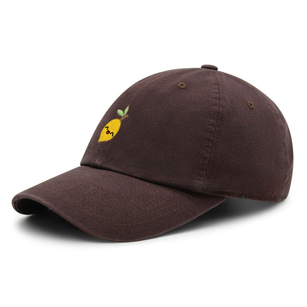 Lemon Premium Dad Hat Embroidered Baseball Cap Vegan Vegetable