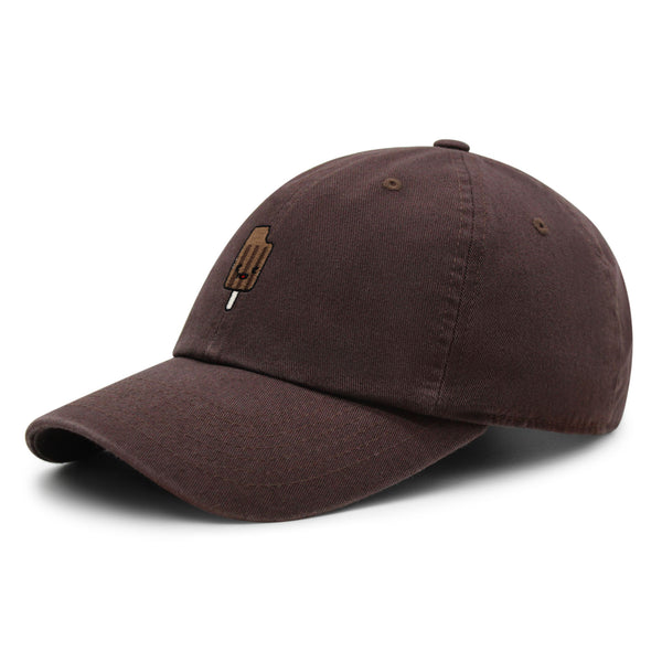 Chocolate Ice Cream Premium Dad Hat Embroidered Baseball Cap Foodie Chocolate