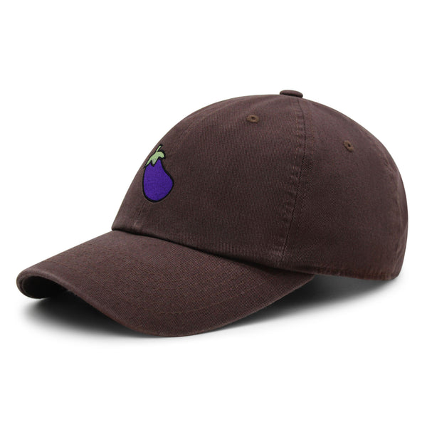 Eggplant Premium Dad Hat Embroidered Baseball Cap Foodie Vegetable