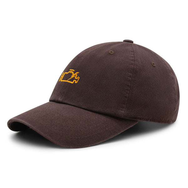 Check Engine Light Premium Dad Hat Embroidered Baseball Cap Car Racer