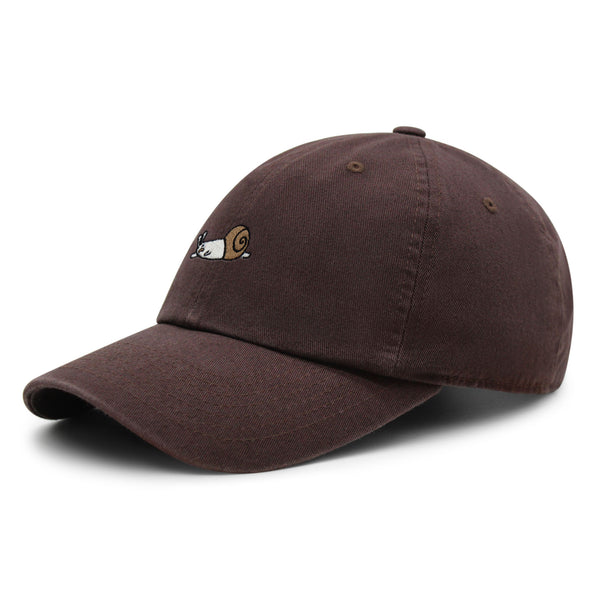 Sleepy Snail Premium Dad Hat Embroidered Baseball Cap Mud Cute