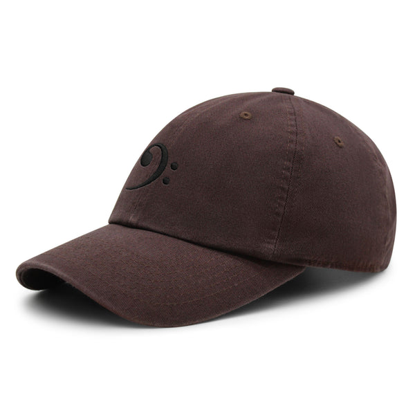 Bass Clef Premium Dad Hat Embroidered Baseball Cap Music Symbol