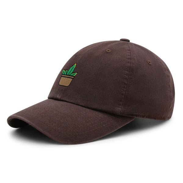 Aloe Plant Premium Dad Hat Embroidered Baseball Cap Pot