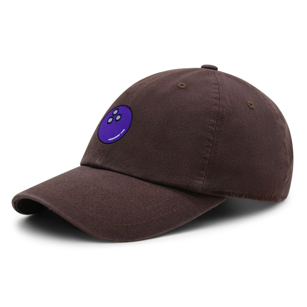 Bowling Ball Premium Dad Hat Embroidered Baseball Cap Cosmic