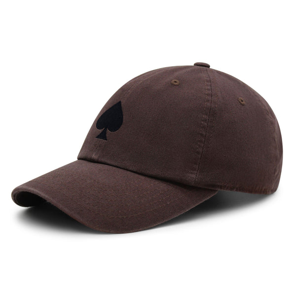 Spade Premium Dad Hat Embroidered Cotton Baseball Cap Poker