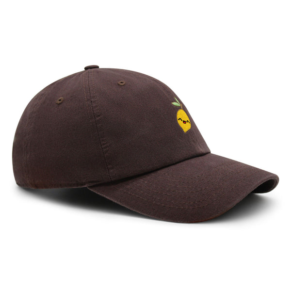 Lemon Premium Dad Hat Embroidered Baseball Cap Vegan Vegetable