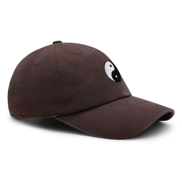 Ying Yang Premium Dad Hat Embroidered Baseball Cap Asian Meditation