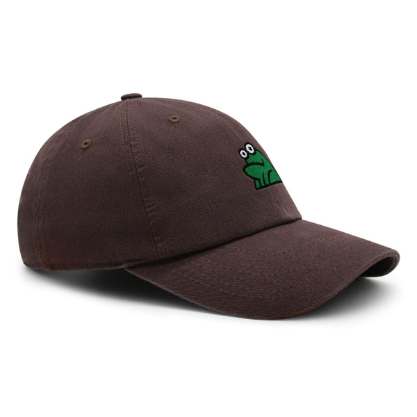 Frog Premium Dad Hat Embroidered Baseball Cap Funny