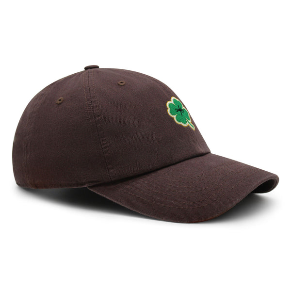 Clover Premium Dad Hat Embroidered Baseball Cap Lucky Plant